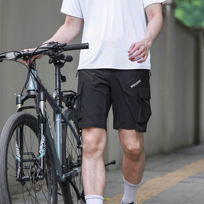 Breathable Quick-Dry Cycling Shorts – Multi-Pocket Bike Shorts for Summer Riding