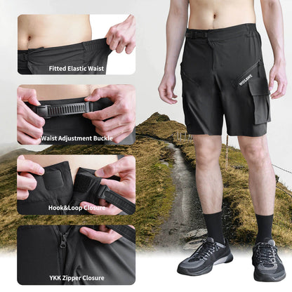 Breathable Quick-Dry Cycling Shorts – Multi-Pocket Bike Shorts for Summer Riding
