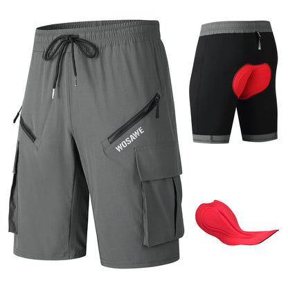 Breathable Quick-Dry Cycling Shorts – Multi-Pocket Bike Shorts for Summer Riding