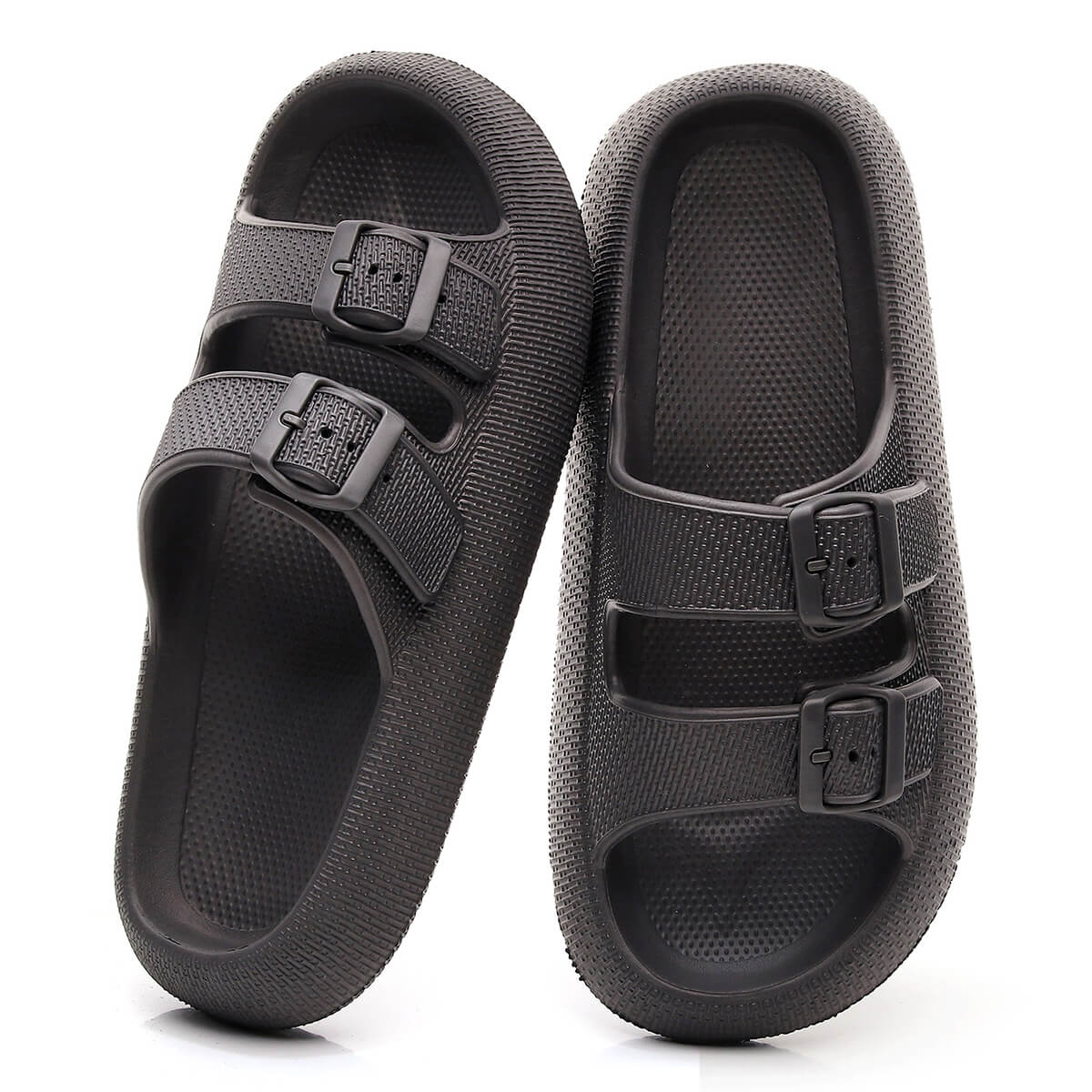 Cloud Cushion EVA Slides – Adjustable Buckle, Non-Slip & Lightweight Summer Sandals