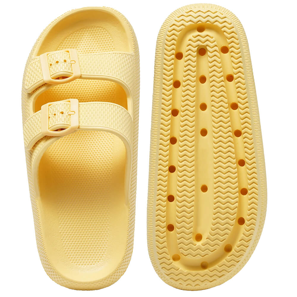 Cloud Cushion EVA Slides – Adjustable Buckle, Non-Slip & Lightweight Summer Sandals