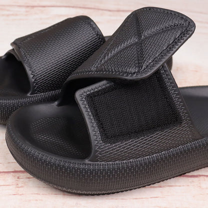 Cloud Slides – Adjustable Hook & Loop Strap with Comfort Support