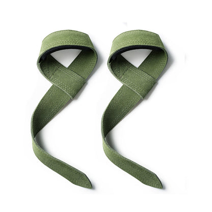 Cowhide Lifting Weight Strap for Fitness Powerlifting with Padded Support