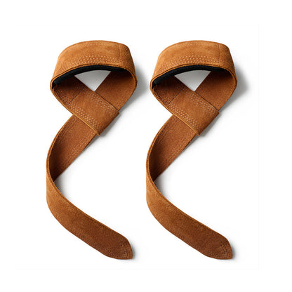 Cowhide Lifting Weight Strap for Fitness Powerlifting with Padded Support