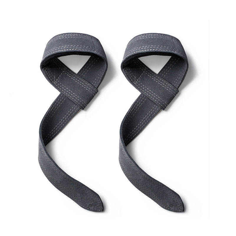 Cowhide Lifting Weight Strap for Fitness Powerlifting with Padded Support