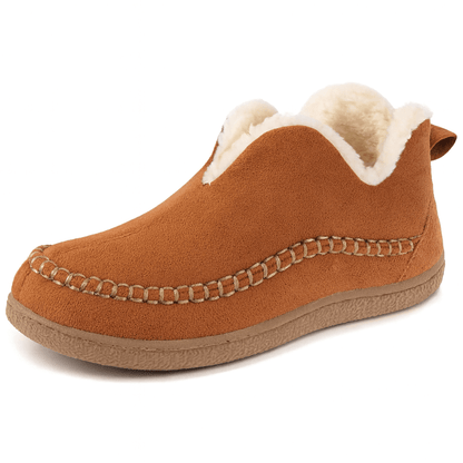 Cozy Fleece Slip-On Slippers – Warm Non-Slip Winter Shoes