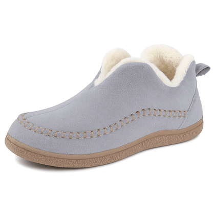 Cozy Fleece Slip-On Slippers – Warm Non-Slip Winter Shoes
