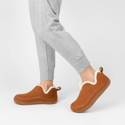 Cozy Fleece Slip-On Slippers – Warm Non-Slip Winter Shoes