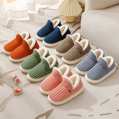 Cozy Velvet Winter Slippers with Thick Non-Slip Sole for Women & Men