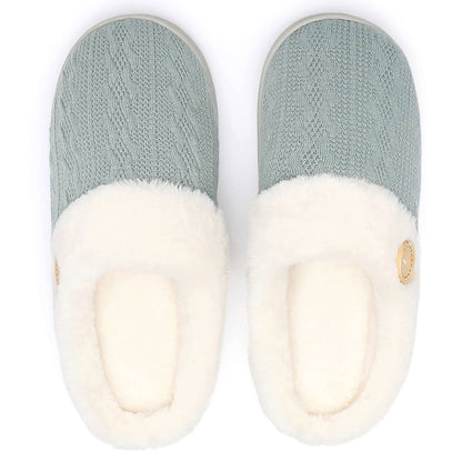 Cozy Warm Memory Foam Women’s Slippers – Soft, Non-Slip House Shoes