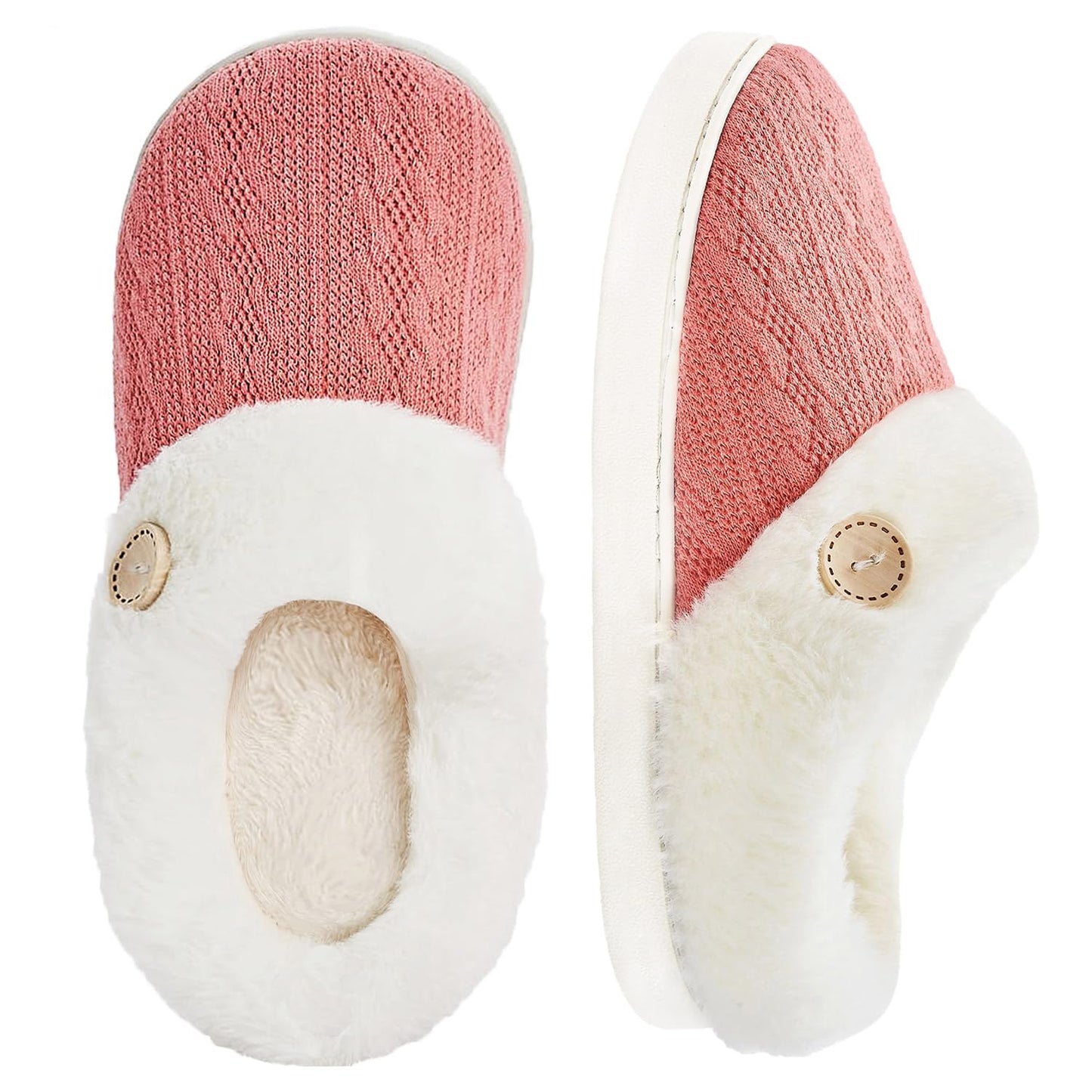 Cozy Warm Memory Foam Women’s Slippers – Soft, Non-Slip House Shoes