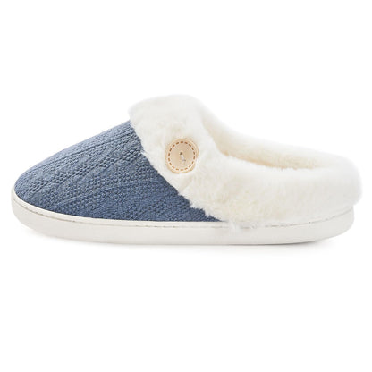Cozy Warm Memory Foam Women’s Slippers – Soft, Non-Slip House Shoes