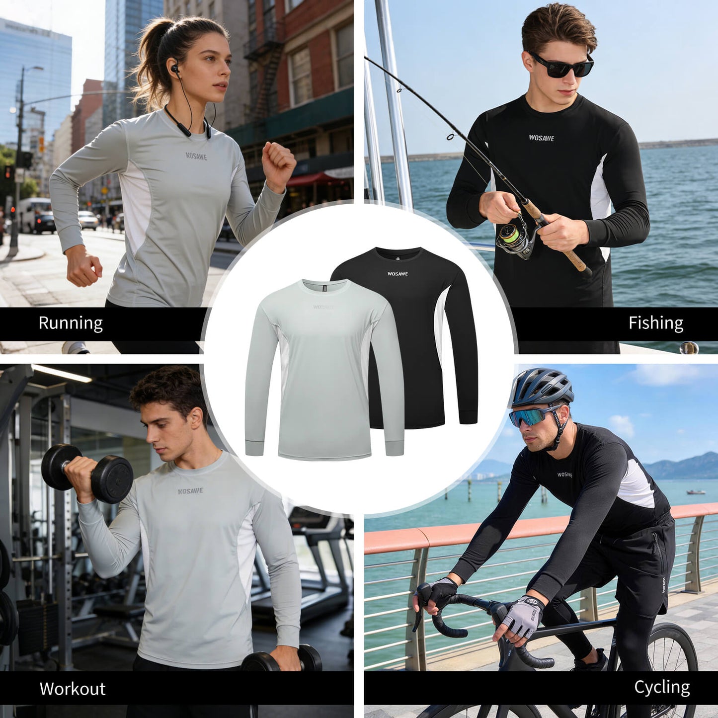 Cycling Jersey with 3 Rear Pockets – Breathable, Lightweight & Quick Dry