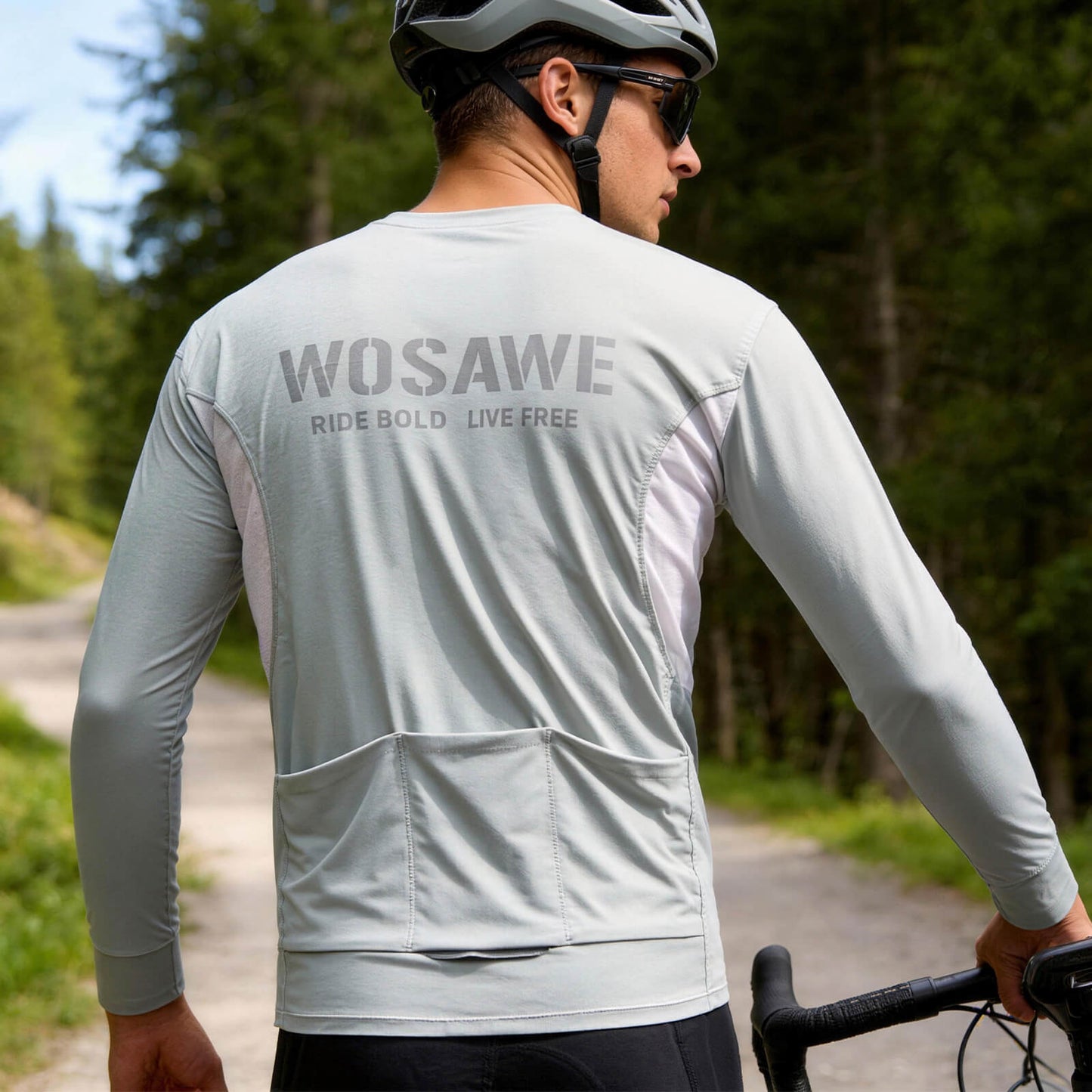 Cycling Jersey with 3 Rear Pockets – Breathable, Lightweight & Quick Dry