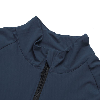 Cycling Windbreaker, Breathable & Reflective Long-Sleeve Sports Jacket for Night Riding & Running