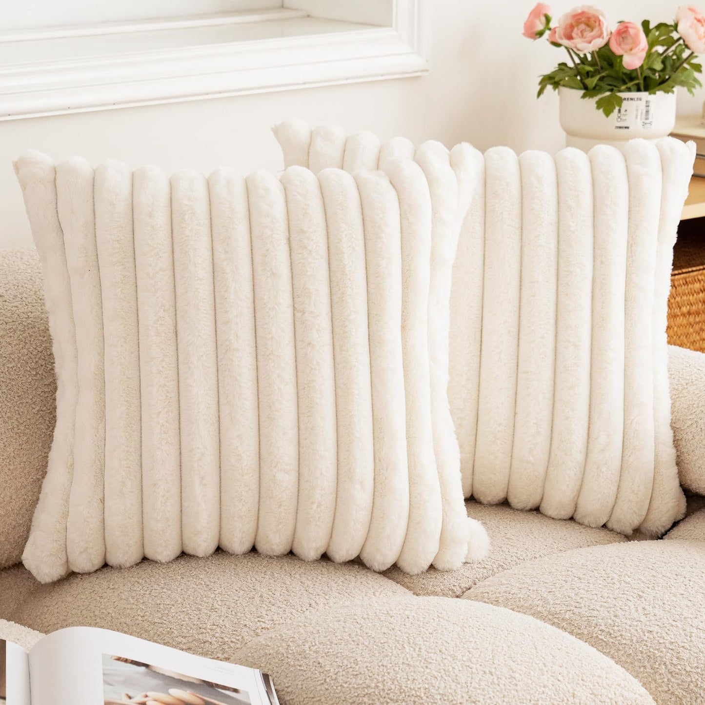 Double-Sided Plush Cushion Cover (45×45 cm)