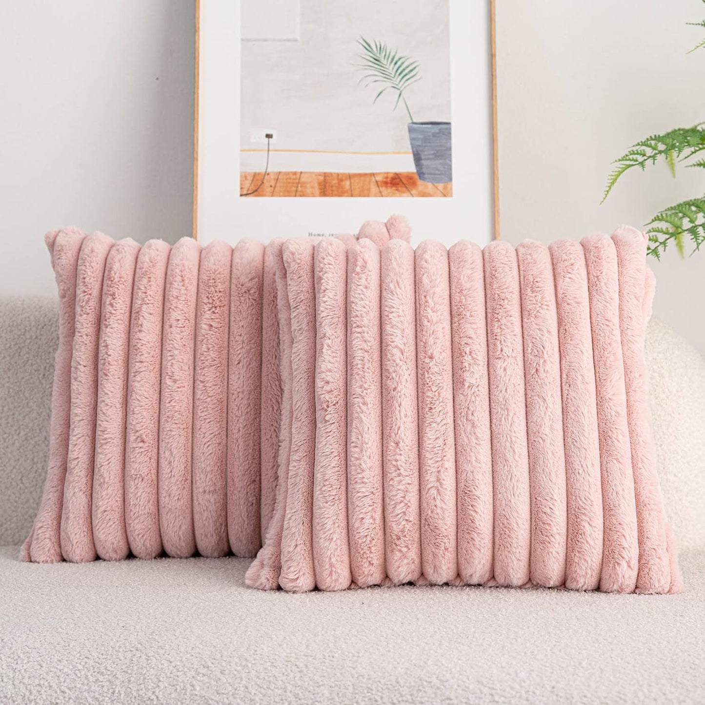 Double-Sided Plush Cushion Cover (45×45 cm)