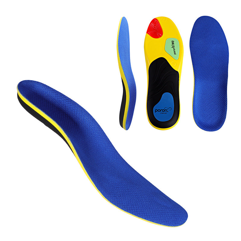 Ergonomic Arch Support Insoles with PORON Cushioning