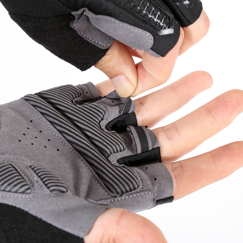 Fingerless Bike Gloves – Lightweight, Gel-Padded, Non-Slip