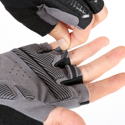 Fingerless Bike Gloves – Lightweight, Gel-Padded, Non-Slip