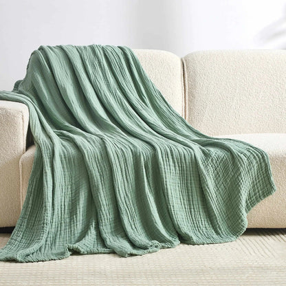 Cotton Muslin Blanket – Soft, Breathable & Lightweight