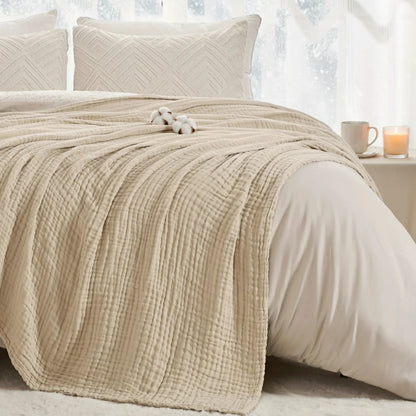 Cotton Muslin Blanket – Soft, Breathable & Lightweight