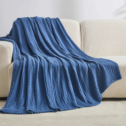 Cotton Muslin Blanket – Soft, Breathable & Lightweight