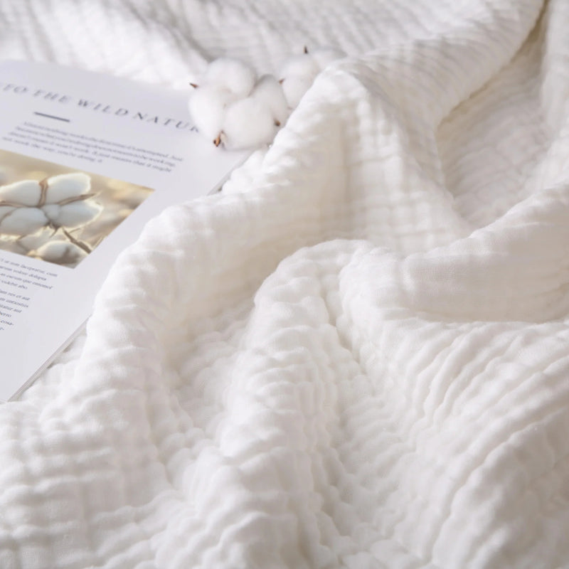 Cotton Muslin Blanket – Soft, Breathable & Lightweight
