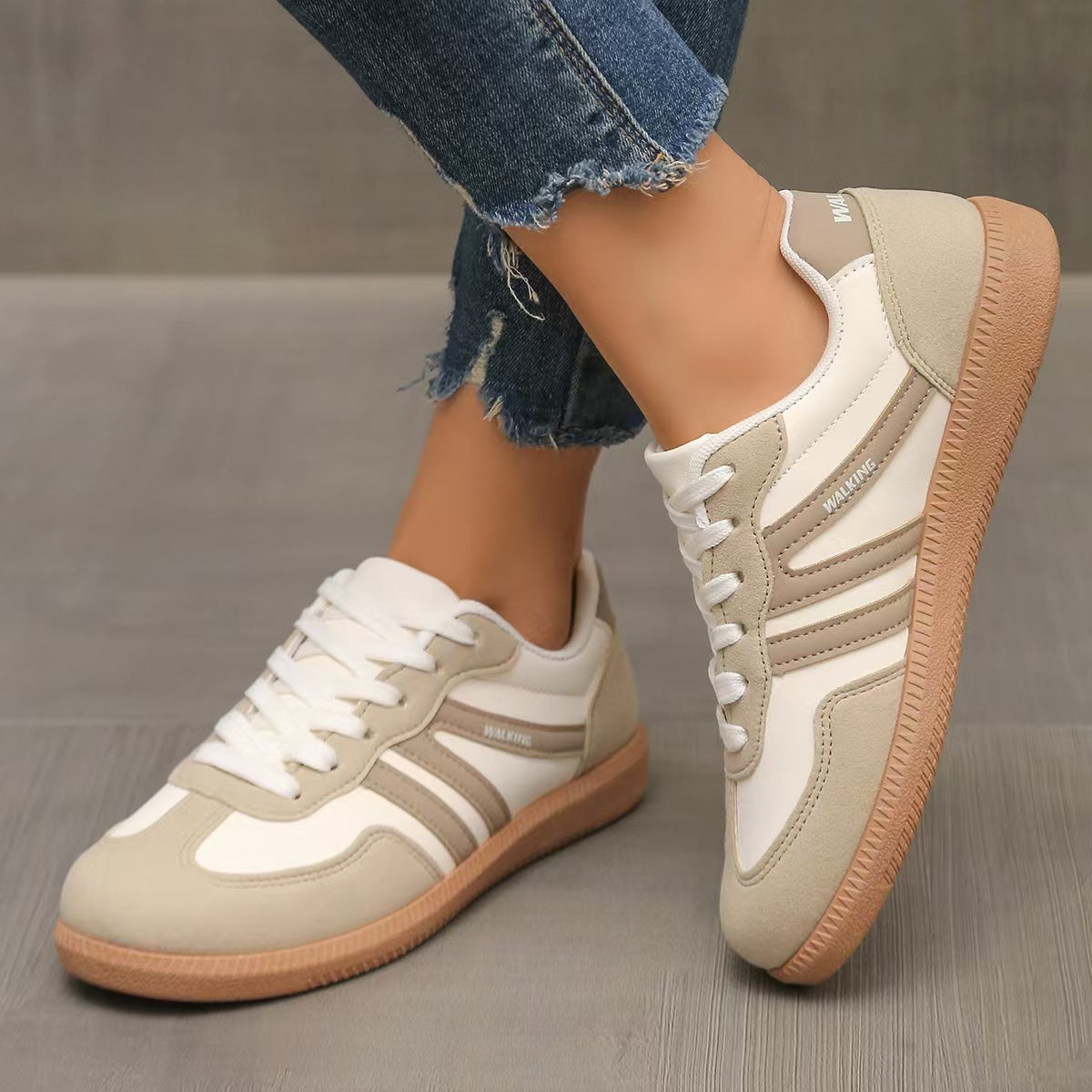 Women’s Orthopedic Faux Suede Sneakers | Spring Autumn Comfort
