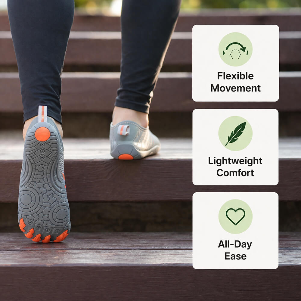 FlexStep – Barefoot Shoes for All-Day Walking Without Foot Fatigue