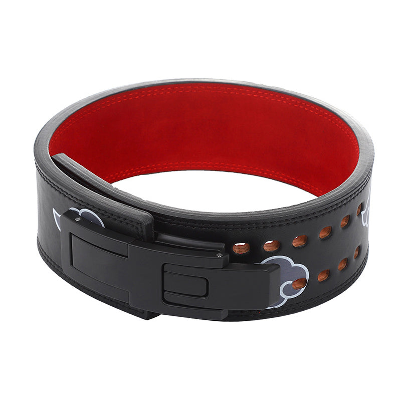 13mm Leather Weightlifting Belt with Buckle | Belt for Men Strength Training