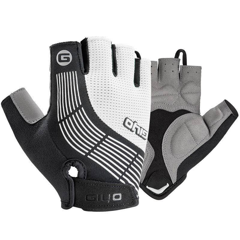 Half-Finger Cycling Gloves – Gel-Padded Sports Gloves
