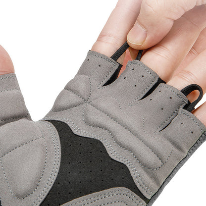 Half-Finger Cycling Gloves – Gel-Padded Sports Gloves