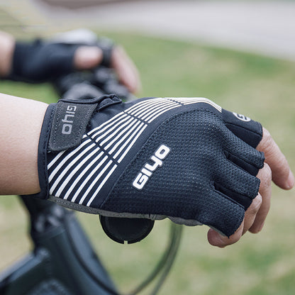 Half-Finger Cycling Gloves – Gel-Padded Sports Gloves