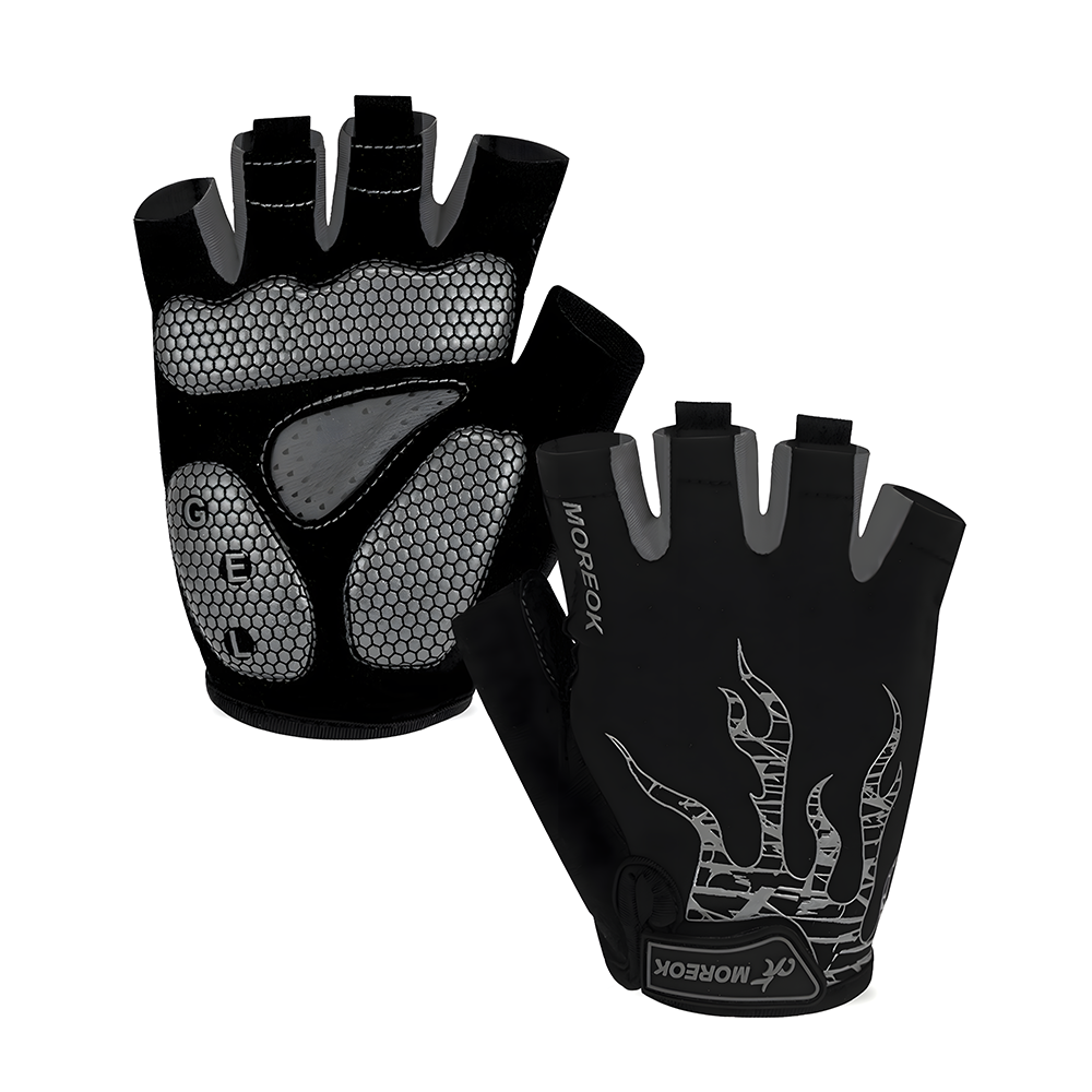 Half Finger Cycling Gloves - 5MM Gel Shock Absorbing