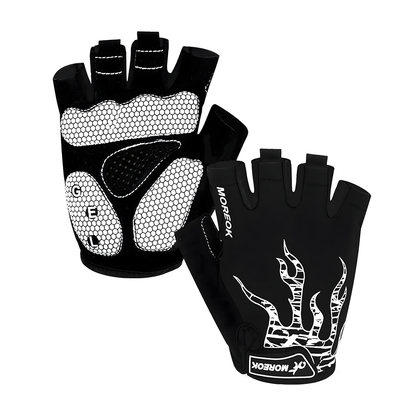 Half Finger Cycling Gloves - 5MM Gel Shock Absorbing