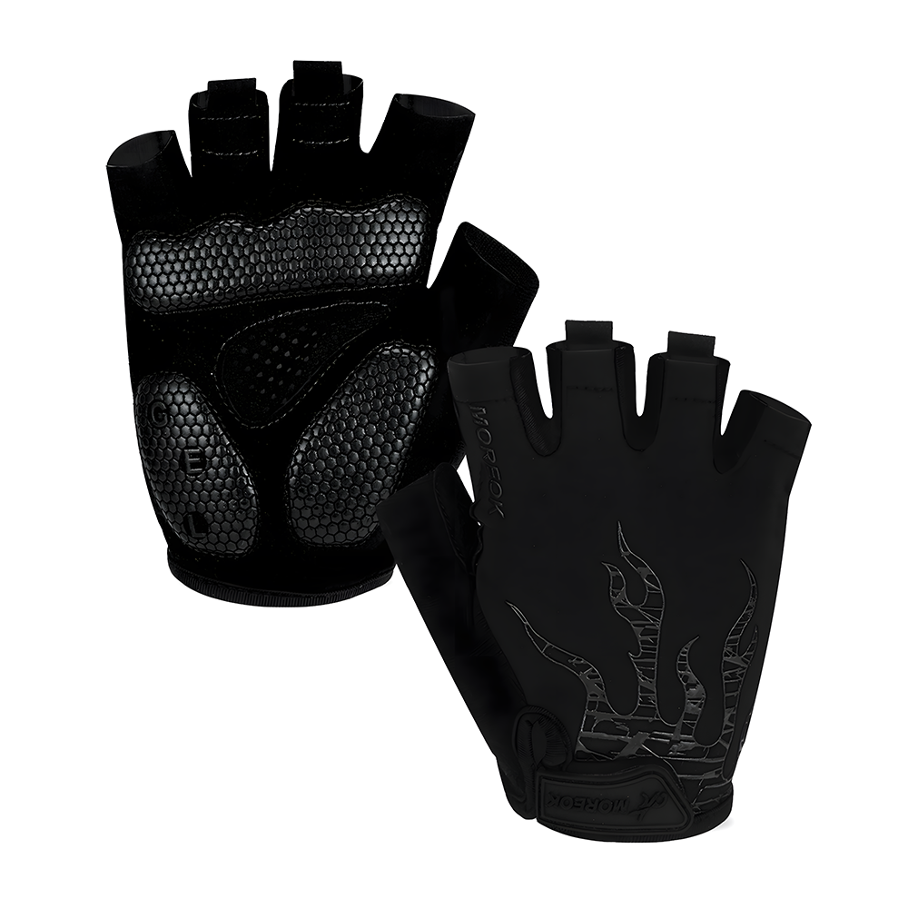 Half Finger Cycling Gloves - 5MM Gel Shock Absorbing