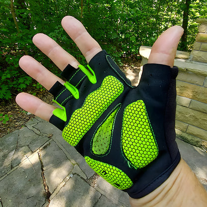 Half Finger Cycling Gloves - 5MM Gel Shock Absorbing