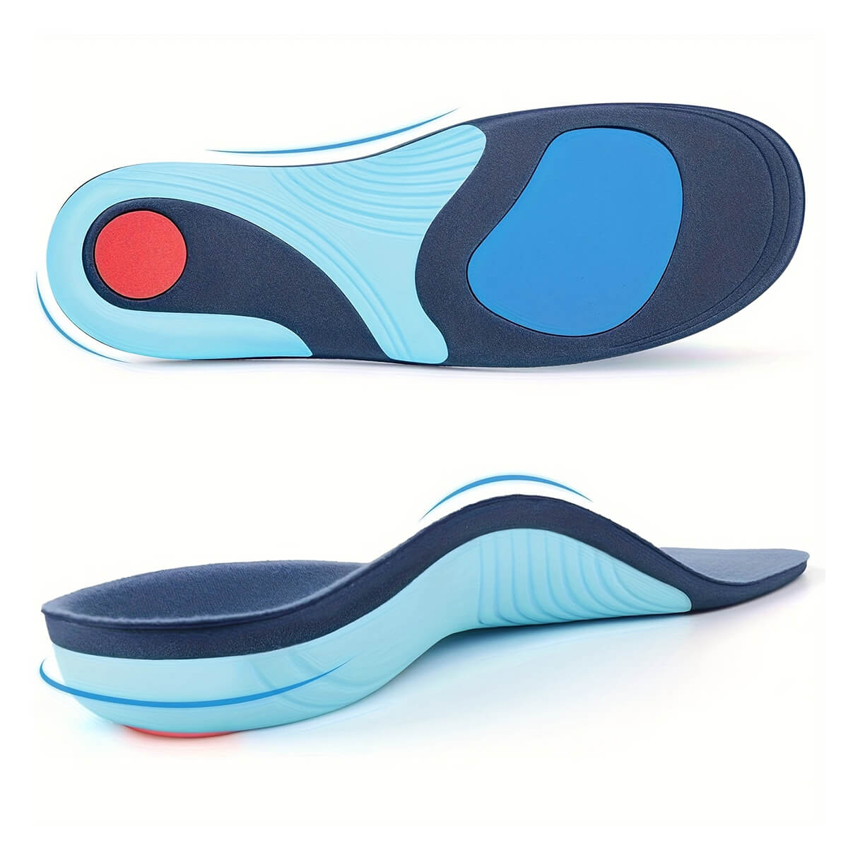 Heavy Duty Arch Support Insoles for Work & Standing – Shock Absorbing Comfort