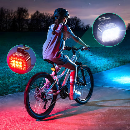 LED Bike Light Set – Front and Rear Lights
