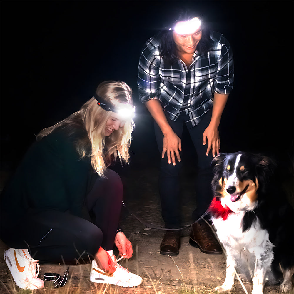 LED Rechargeable Head Torch – Bright, Lightweight, Waterproof