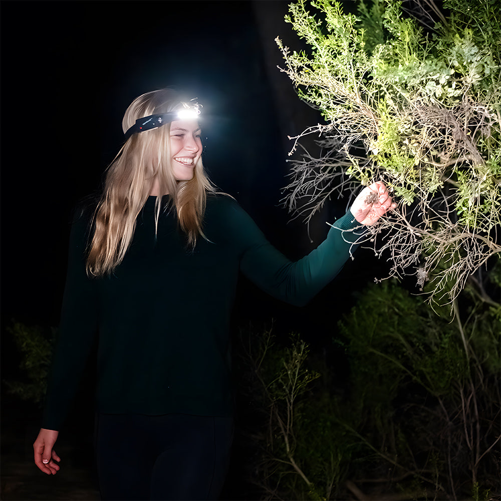 LED Rechargeable Head Torch – Bright, Lightweight, Waterproof