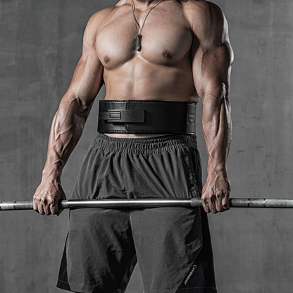 Leather Powerlifting Belt for Squats and Deadlifts | Fitness Waist Protection