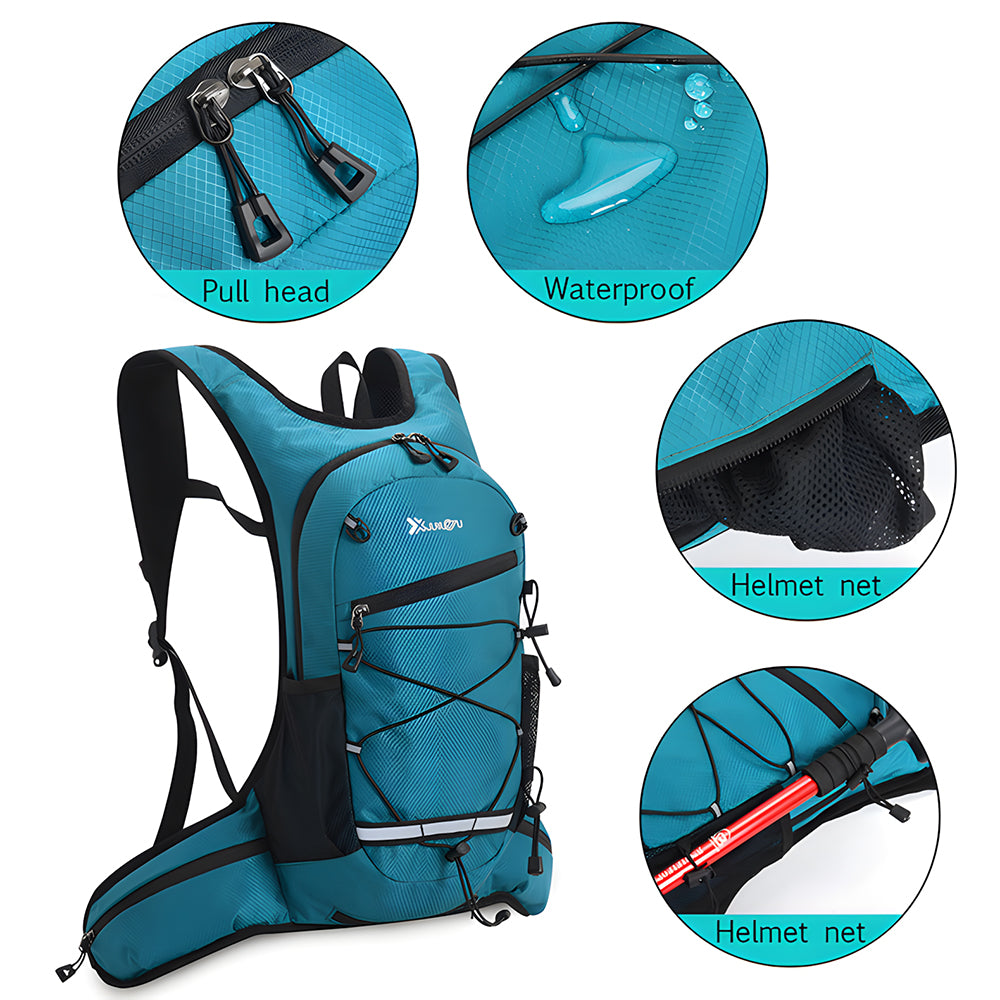 Lightweight Breathable Bike Backpack | 8L Foldable Sport Daypack