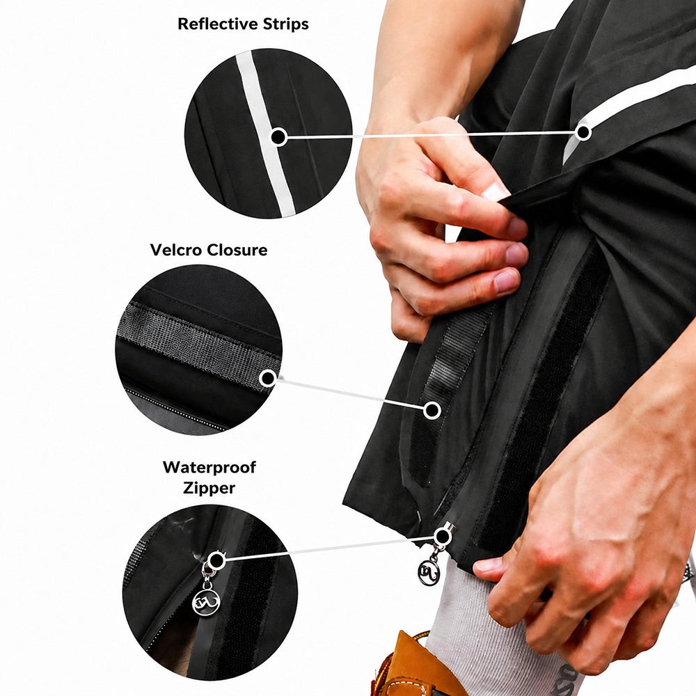 Loose Fit Outdoor Pants – Waterproof & Windproof Rain Pants for Cycling