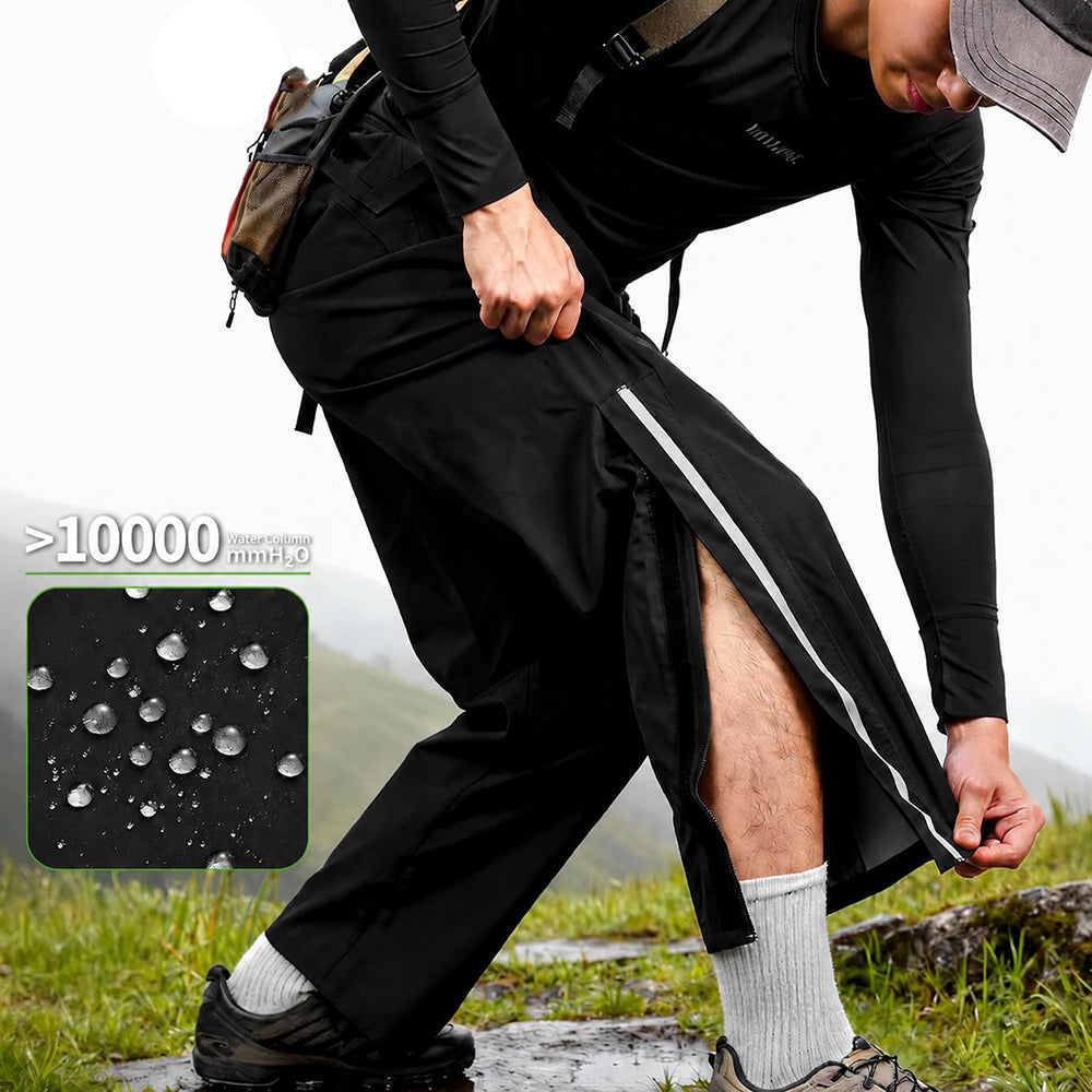 Loose Fit Outdoor Pants – Waterproof & Windproof Rain Pants for Cycling