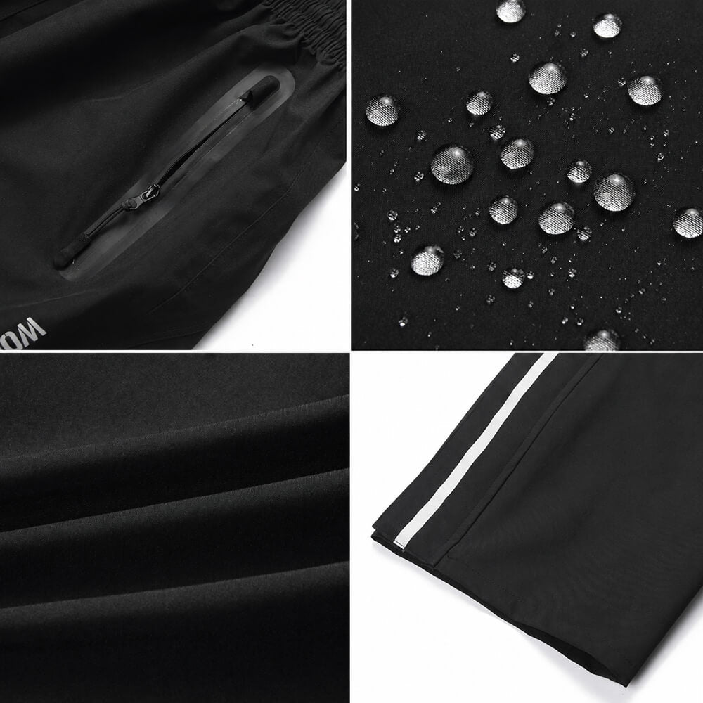 Loose Fit Outdoor Pants – Waterproof & Windproof Rain Pants for Cycling