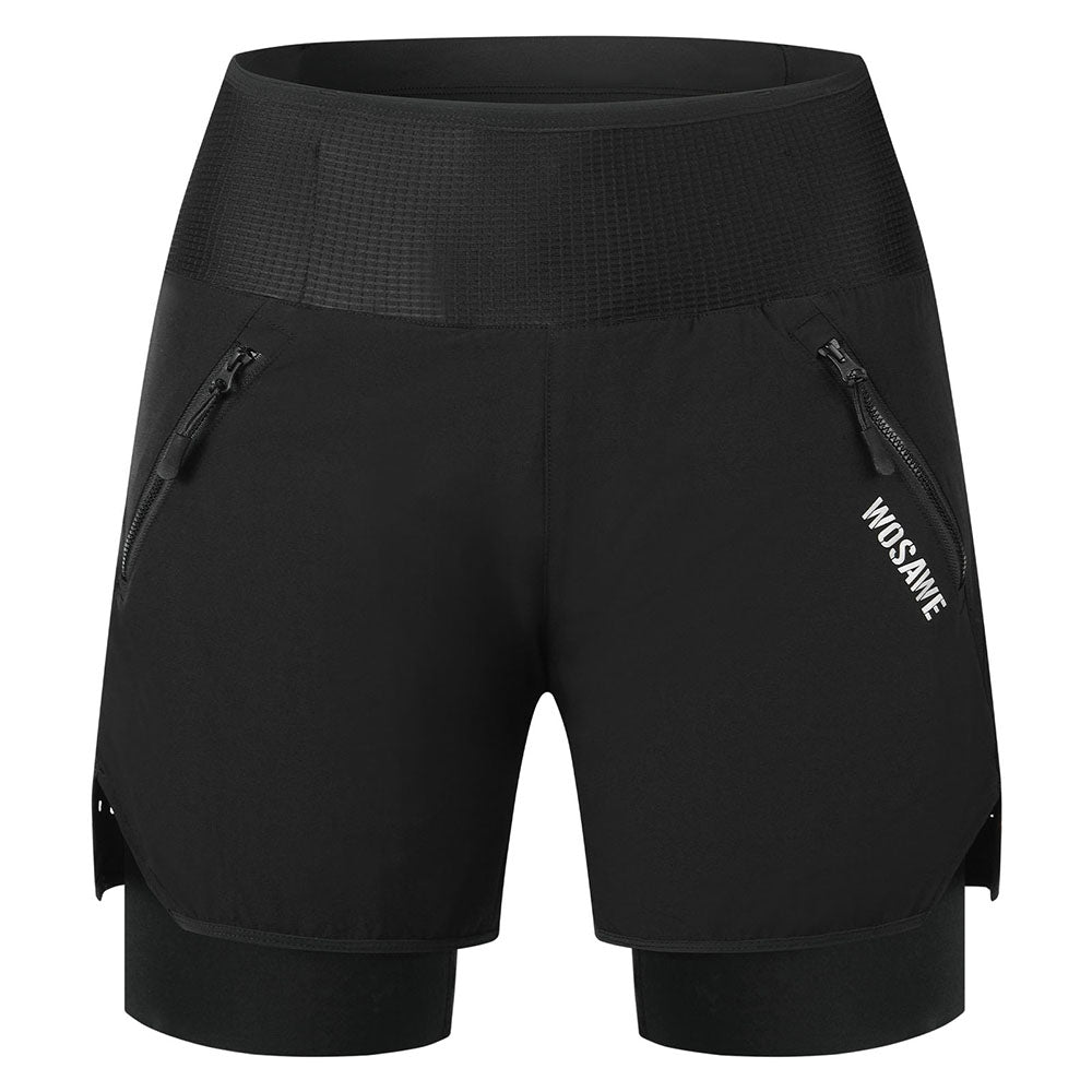 Men’s 2-in-1 MTB Cycling Shorts – Padded, Breathable, Quick-Dry, Multi-Pocket
