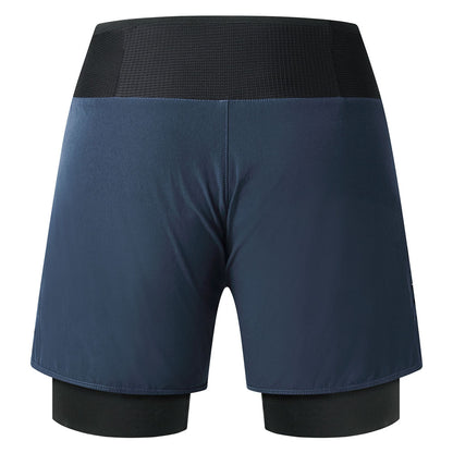 Men’s 2-in-1 MTB Cycling Shorts – Padded, Breathable, Quick-Dry, Multi-Pocket