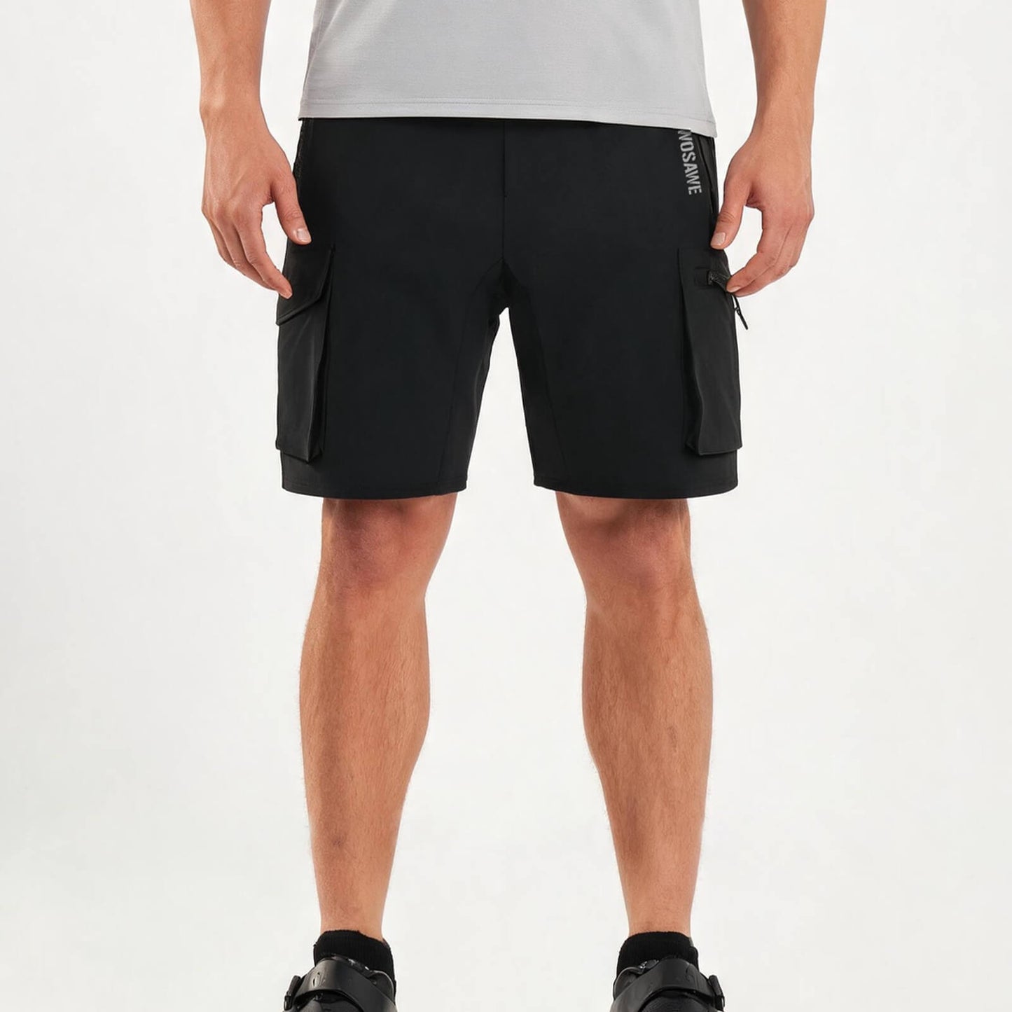 Men’s 2-in-1 MTB Cycling Shorts with 4D Padding & Cargo Pockets